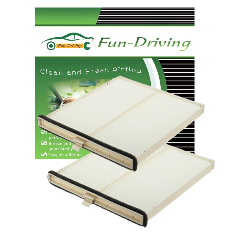FUN-DRIVING 2 Pack White FD811 Cabin air filter for Mazda 3,6,CX-5, Replacement for CF11811,KD45-61-J6X - Image 1